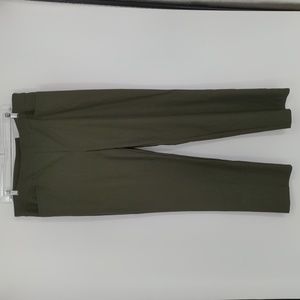 Chico's Women's So Slimming Brigitte Leg Pant Size 16 Regular Slim Leg Green